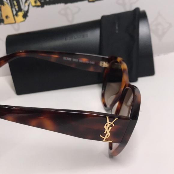 New Authentic Saint Laurent Havana SLM8 003 Sunglasses main image 4